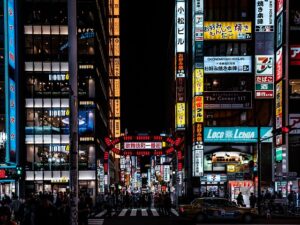 夜　街　日本